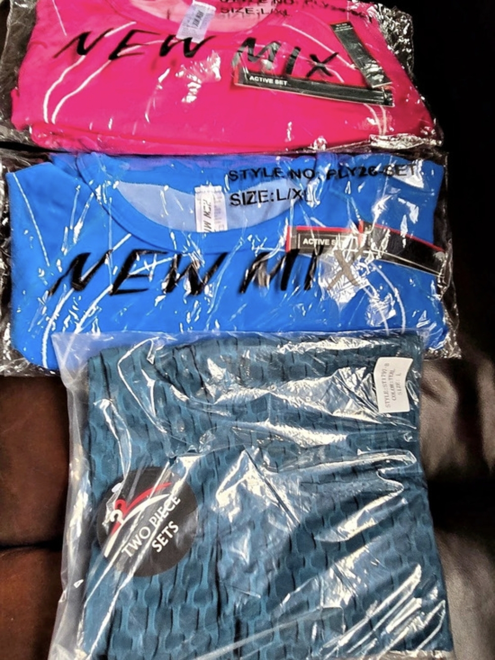 Bundle 3 Items $50 New Mix Two-Piece Sets and Sweater in Pink & Blue Large NWT